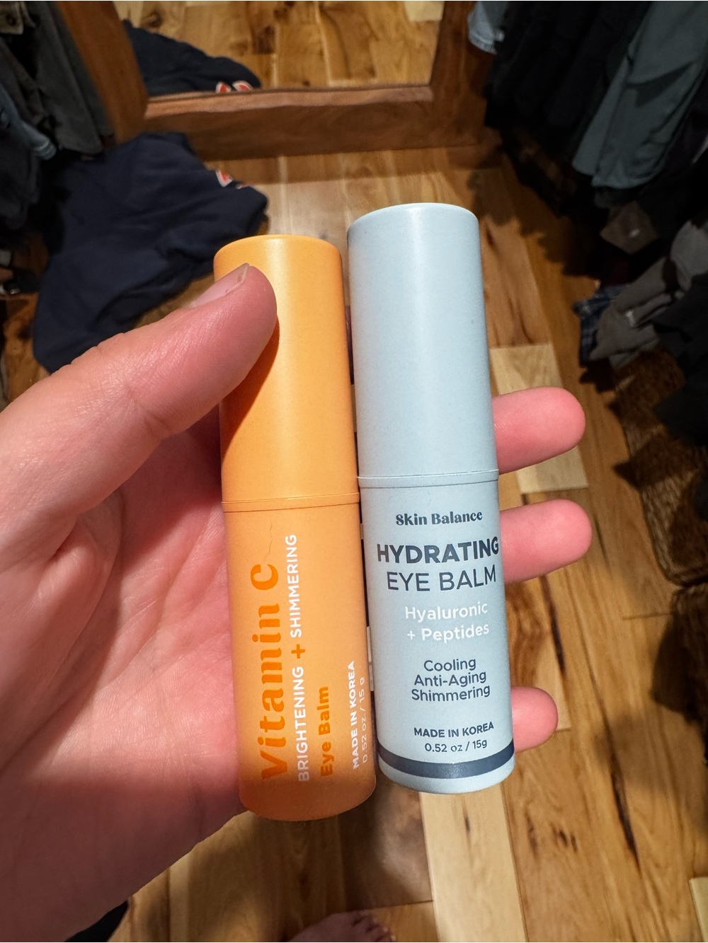 Vitamin C Brightening Eye Balm & Hydrating Eye Balm Duo